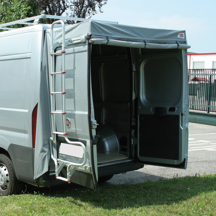 Anyone see or have this rear door awning ??